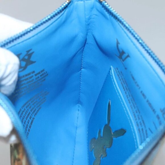 LOUIS VUITTON Celty Pochette Plat Pouch Koons Rubens M64617 LV Auth 132960A - Picture 12 of 16